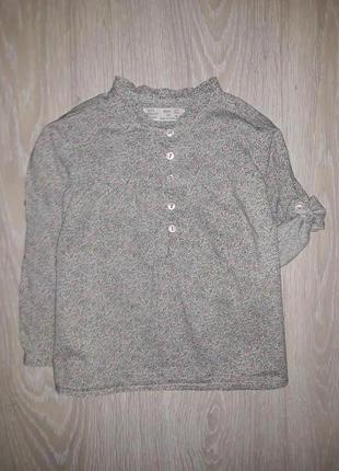Сорочка, блузка zara на 2-3 роки1 фото