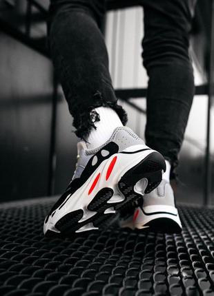 Adidas yeezy boost 700 w*ve r*nner solid мужские кроссовки  адидас 3