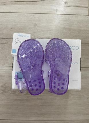 Силиконовые сандалии / босоножки для девочки.2 фото