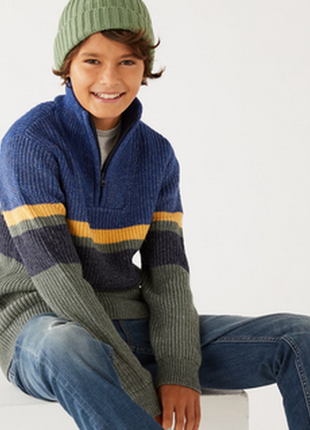 Новий, в`язаний  джемпер, светр marks&spencer на 7-8 років1 фото