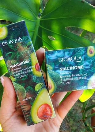Набор увлажняющий для лица bioaqua niocinome avokado с экстрактом авокадо2 фото