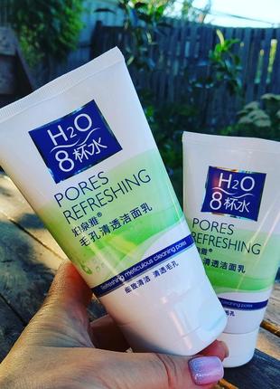 Пенка для очистки пор bioaqua h2o pores refreshing