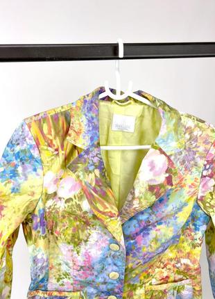 Куртка жакет стильный madeleine, красивый цветной4 фото