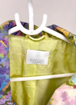 Куртка жакет стильный madeleine, красивый цветной8 фото