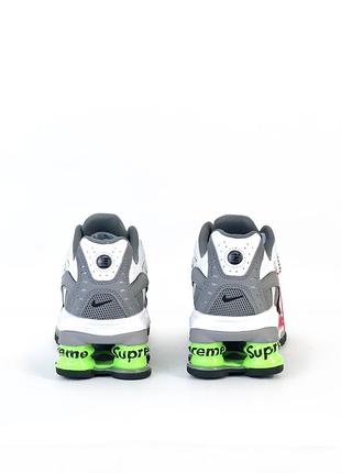 Кроссовки мужские nike air raid lebron james cleveland cavaliers бело-серо-зеленые3 фото