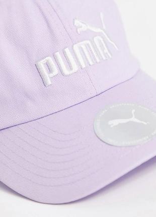 Фіолетова бузкова пастельна кепка puma