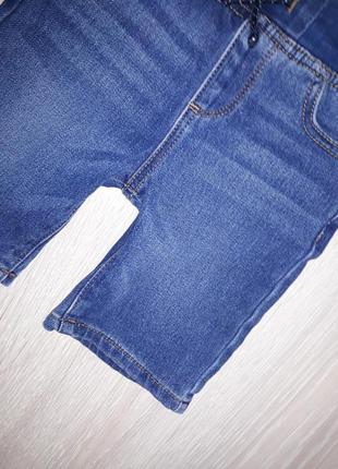 М'які, джинсові шорти denim co на 3-4 роки3 фото