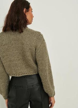 Трикотажний укорочений светр, na-kd, s/m2 фото