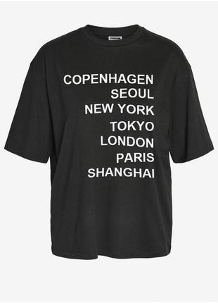 Oversize футболка с надписью copenhagen