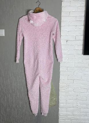 Плюшеве кігурумі з капюшоном тепла суцільна піжама на дівчинку 12р2 фото