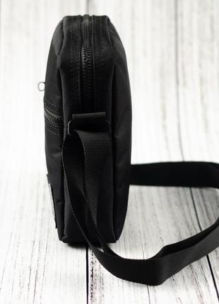 Сумка черная stone island / мужская спортивная сумка через плечо стон айленд / сумка stone island4 фото