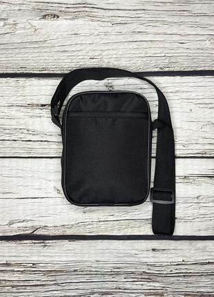 Барсетка nike/ чоловіча спортивна сумка через плече найк / сумка nike чорного кольору7 фото