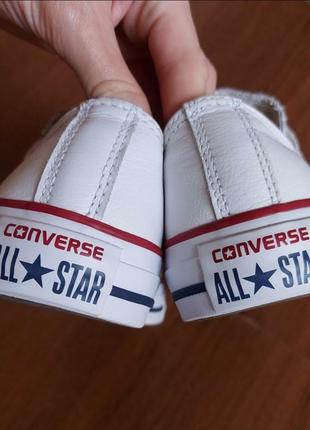 Кожаные кеды converse оригинал 23,5- 24 см3 фото