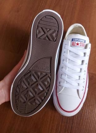 Кожаные кеды converse оригинал 23,5- 24 см4 фото