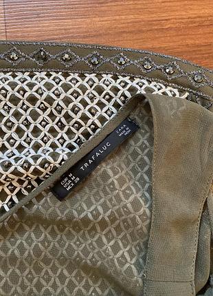Плаття zara хакі 8