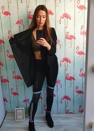 Крутой черный кардиган 2