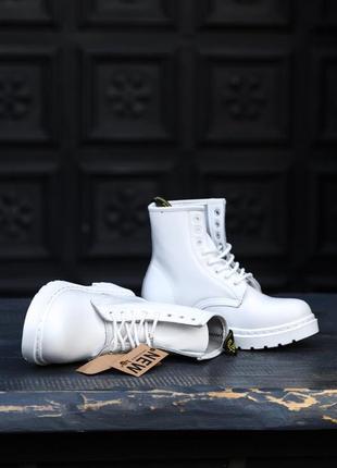 Черевики dr. martens tripple white ботинки4 фото