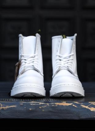 Черевики dr. martens tripple white ботинки6 фото