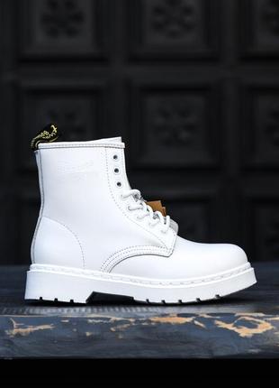 Черевики dr. martens tripple white ботинки7 фото