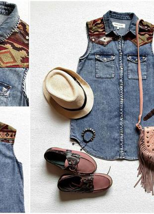 Актуальна жилетка-блузка від river island