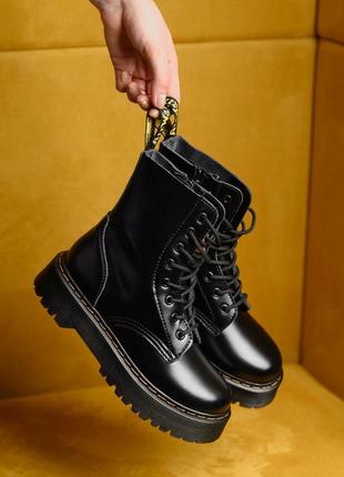 Ботинки dr. martens jadon black черевики