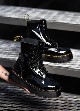 Черевики dr. martens jadon patent black черевики