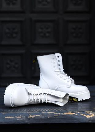 Черевики dr. martens jadon white ботинки3 фото