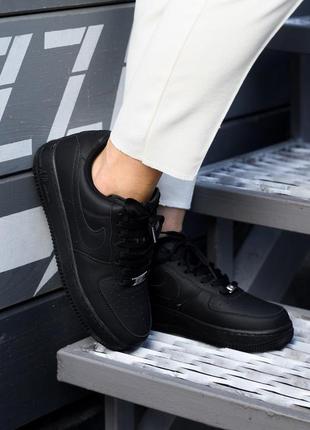 Кросівки nike air force black кроссовки2 фото