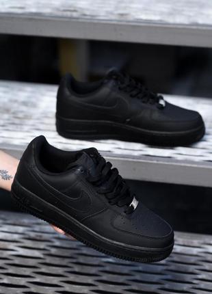 Кросівки nike air force black кроссовки7 фото