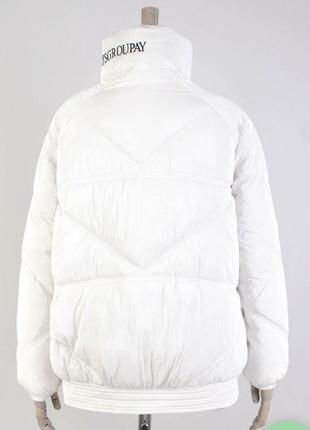 Стильная женская куртка осенняя дутая оверсайз свободная большой размер2 фото