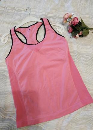 Спортивная бесшовная майка с топом xl