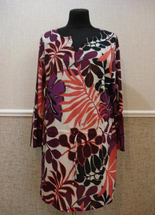 Туника летнее хлопковое платье the beach большого размера 18(xxxl)