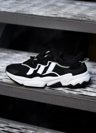 Кросівки adidas ozweego black textile кроссовки5 фото