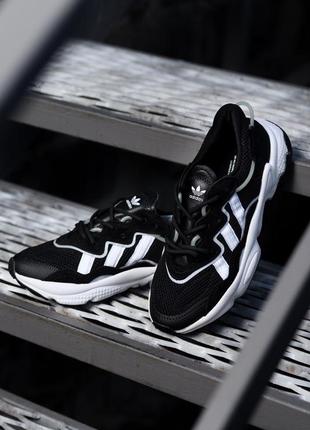 Кросівки adidas ozweego black textile кроссовки7 фото
