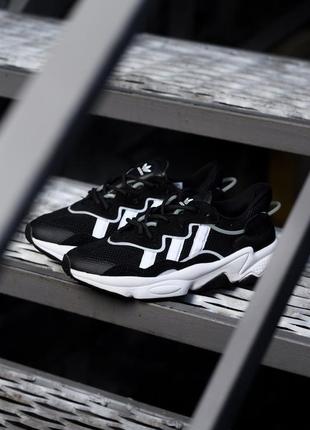 Кросівки adidas ozweego black textile кроссовки8 фото