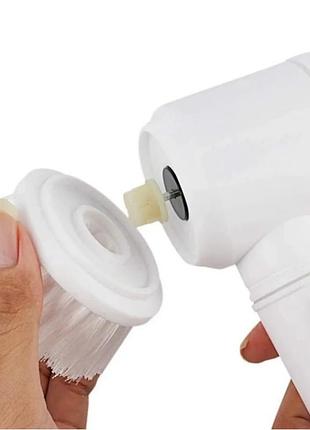 Электрическая щетка для уборки 3в1 со сменными насадками электрощетка для кухни