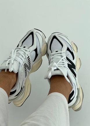 Оригинальные унисекс кроссовки new balance 9060 white black 36-44р.9 фото