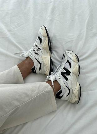 Оригинальные унисекс кроссовки new balance 9060 white black 36-44р.7 фото