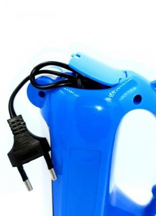 Аккумуляторный переносной ручной led фонарь yajia yj-2820 синий