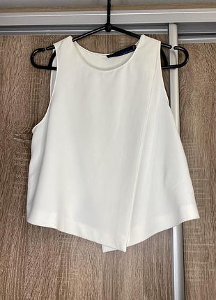 Блуза кроп топ zara короткий crop top