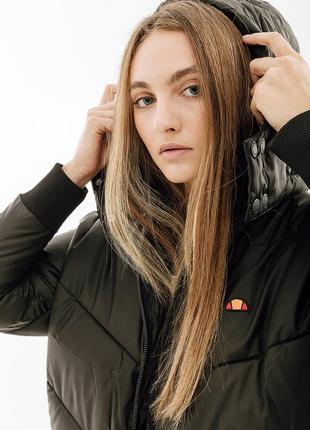 Жіноча куртка ellesse cortese padded jacket чорний xs (7dsgt19177-011 xs)4 фото