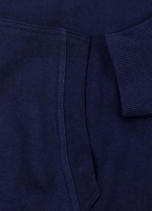 Мужское худи jeep hooded sweatshirt star синий l (o102568-a184 l)4 фото
