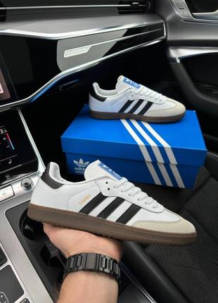 Код а2235 🔷мужские кеды adidas originals samba white2 фото