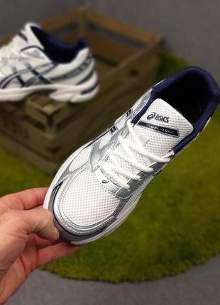 Чоловічі кросівки | asics gel-1130 | білі з синім | текстиль/сітка/комбіновані матеріали, :418 фото