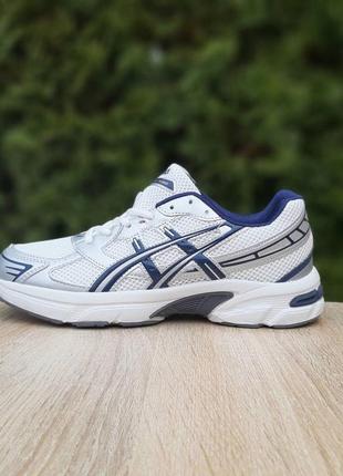 Чоловічі кросівки | asics gel-1130 | білі з синім | текстиль/сітка/комбіновані матеріали, :41