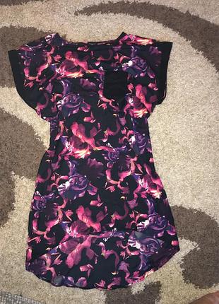 Атласное платье river island 3