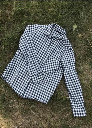 Бавовняна сорочка в клітку