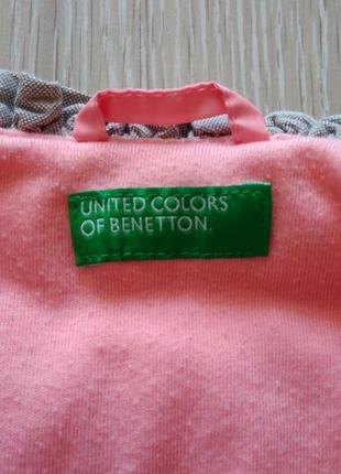 Дитяча куртка на дівчинку united colors of benetton.7 фото