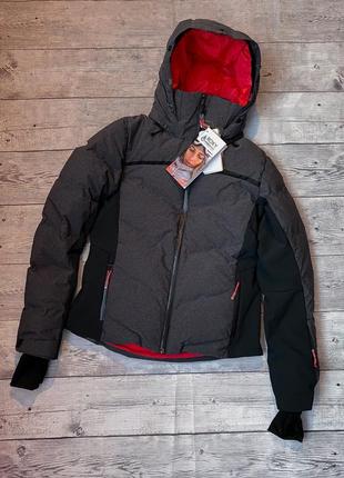 Куртка лижна roxy непродувна непромокаюча зимова дута пуховик зима тепла капюшон спортивна1 фото