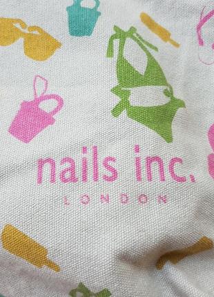 Полотняная сумка для покупок, для пляжа nails london6 фото